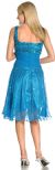 Parallel Beaded Broad Strapped Party & Prom Dress back
